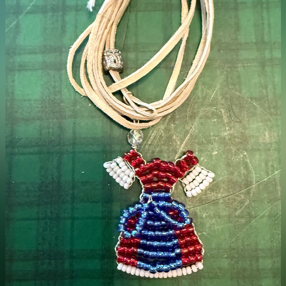 Handmade Beaded Necklace of a German Dress
